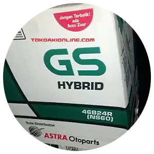 Aki Mobil Gs Astra Hybird di tangerang